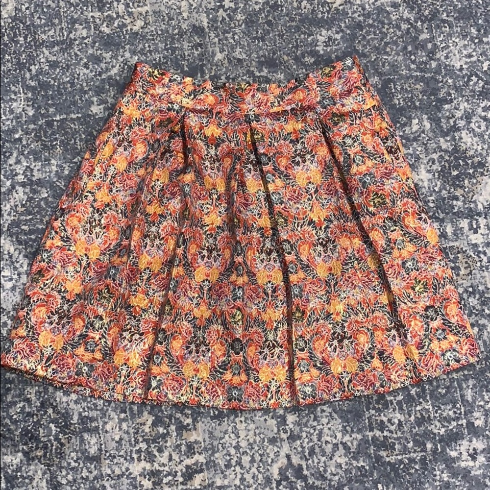 Maeve Floral Foil Skirt